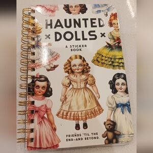 Haunted Dolls Sticker Book